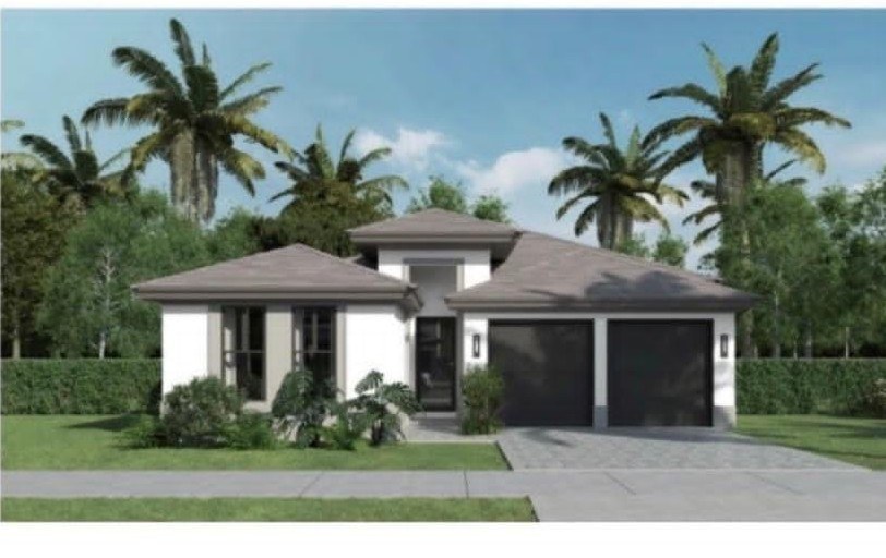 Modelo Emily, casa nueva de una planta en West Kendall, Miami